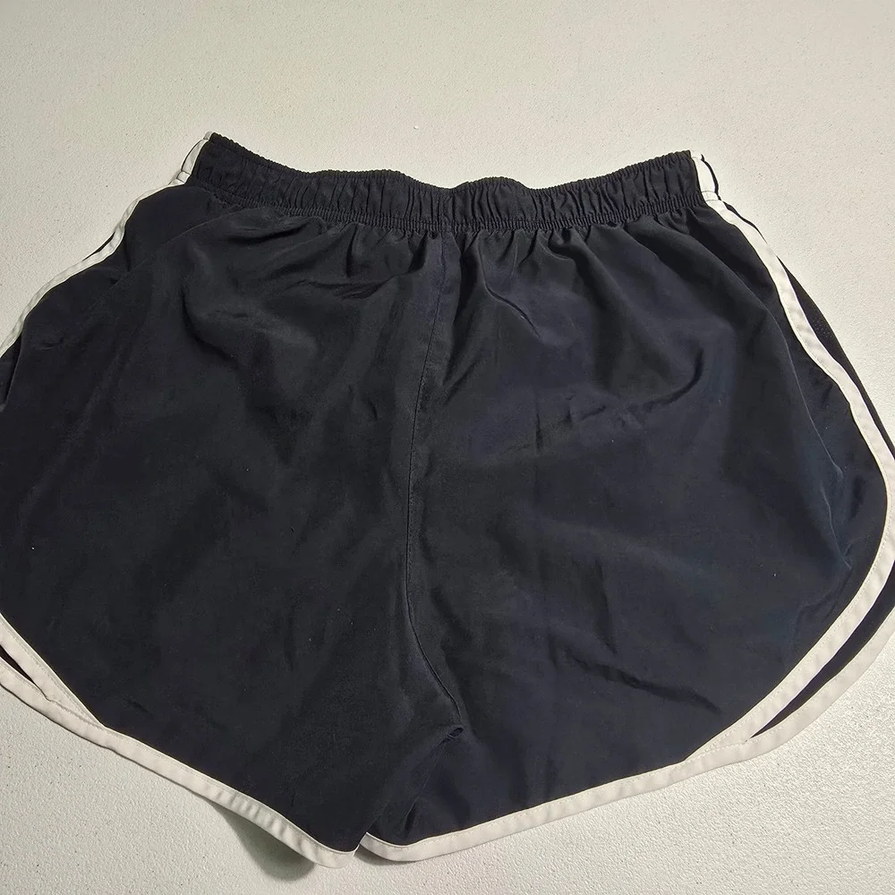 Nike Dri-FIT Tempo Running Shorts Blue White Women Large Athletic Workout